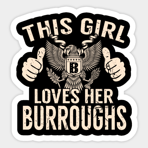 BURROUGHS Sticker by Jeffrey19988